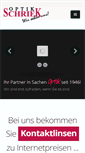 Mobile Screenshot of optik-schriek.de